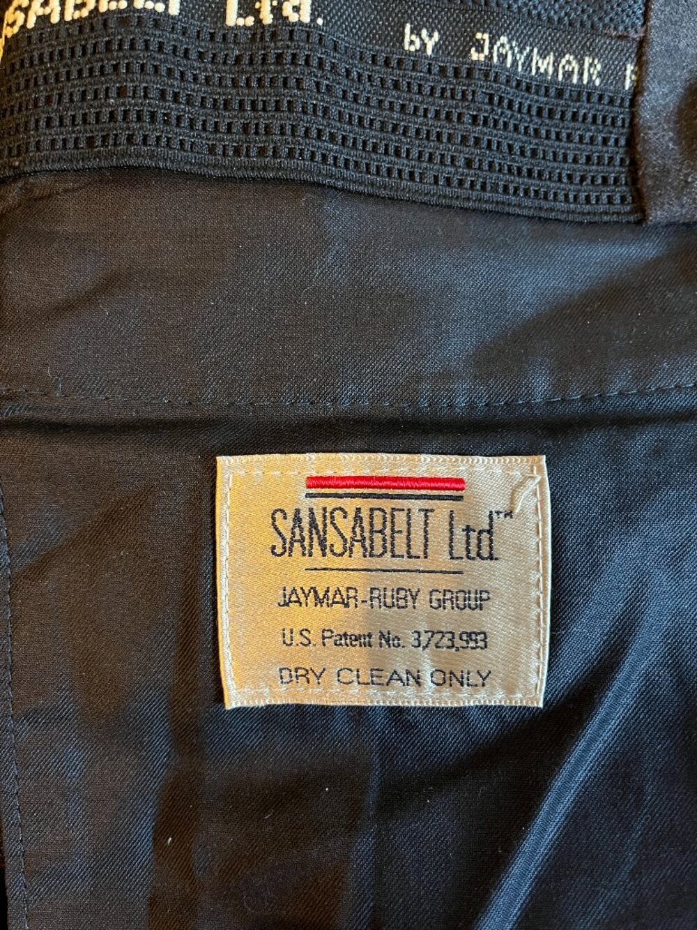 Vintage Sansibel Men's Wool Slacks Dark Gray